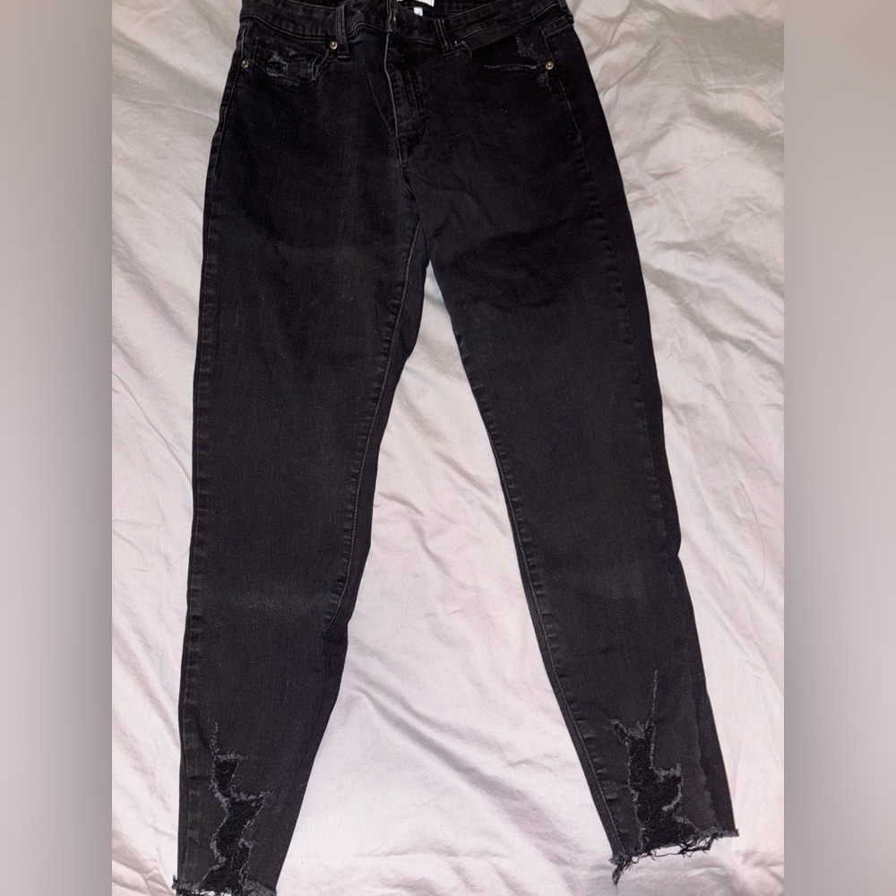 Pistola Black Distressed Skinny Jeans